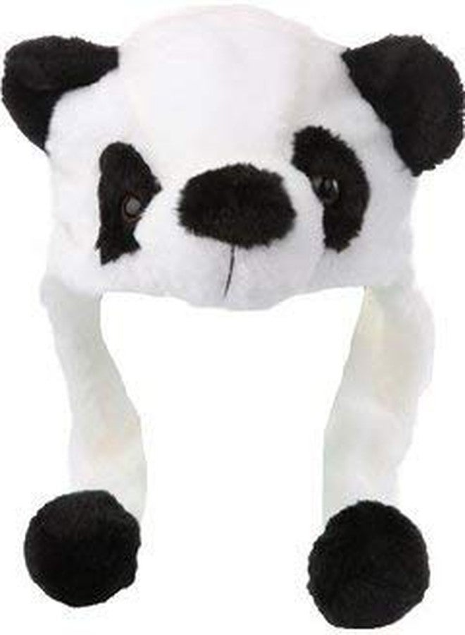 Krystle Plush Animal Hat Costume Cap Cute Soft Faux Fur Stuffed Toy Hood White - Image 1